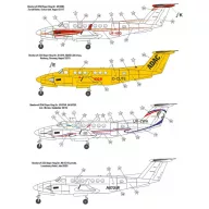   A&A Models Beechcraft 350 King Air (4 camo schemes) 1:72 (AAM7226)