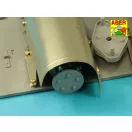 Aber Models Exhaust covers for TigerI, Ausf.E-(Early/Late version) 1:16 (16007)