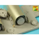 Aber Models Exhaust covers for TigerI, Ausf.E-(Early/Late version) 1:16 (16007)