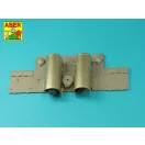 Aber Models Exhaust covers for TigerI, Ausf.E-(Early/Late version) 1:16 (16007)