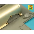 Aber Models Exhaust covers for TigerI, Ausf.E-(Early/Late version) 1:16 (16007)
