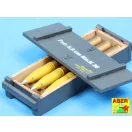 Aber Models 8,8 cm Tiger I high-explosive Ammo with box 1:16 (16014)