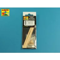   Aber Models Barrel cleaning rods with brackets for Tiger I -very early model 1240mm 1:16 (16024)