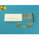 Aber Models Smoke Discharges for German Tanks like, Tiger I, Panther D, Puma, Luchs, Stug IIIG 1:16 (16026)