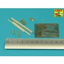 Aber Models Some usefull turned parts to Tiger I for early versions 1:16 (16028)