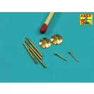 Aber Models Some usefull turned parts to Tiger I for early versions 1:16 (16028)