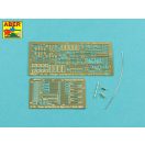 Aber Models Clamps and Brackets for Tow & Track cables used on Tiger I & King Tiger 1:16 (16029)