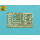 Aber Models Clamps and Brackets for Tow & Track cables used on Tiger I & King Tiger 1:16 (16029)