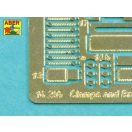 Aber Models Clamps and Brackets for Tow & Track cables used on Tiger I & King Tiger 1:16 (16029)