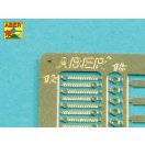 Aber Models Clamps and Brackets for Tow & Track cables used on Tiger I & King Tiger 1:16 (16029)