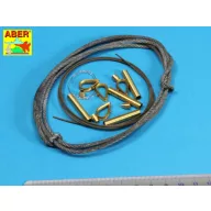   Aber Models Tow cables & track cable with brackets used on Tiger I, King Tiger & Panther 1:16 (16030)