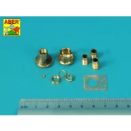   Aber Models Final muzzle brake to barrels in Pz.IVH Stug.IIIG or PaK 40 1:35 (16 L-11n)
