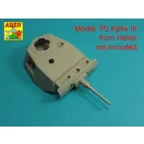 Aber Models German barrel 50mm KwK 38 L/42 forPz.Kpfw.IIIAusf.G,H,J (early) 1:16 (16 L-21)
