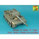 Aber Models Barrel 8,8 cm KwK 36/56 to Tiger I early (Andy's Hobby/Takom) 1:16 (16 L-26)