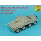 Aber Models German 5cm KwK39 Barrel for Sd.Kfz.234/2 PUMA (Das Werk model) 1:16 (16 L-27)