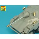 Aber Models German 5cm KwK39 Barrel for Sd.Kfz.234/2 PUMA (Das Werk model) 1:16 (16 L-27)