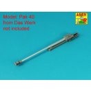 Aber Models Barrel for German 75 mm PaK 40 gun without muzzle brake 1:16 (16 L-29)