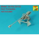 Aber Models Barrel for German 75 mm PaK 40 gun without muzzle brake 1:16 (16 L-29)