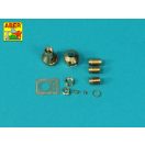 Aber Models Early muzzle brake to barrels in Pz.IVH Stug.IIIG or early PaK 40 1:16 (16 L-31)