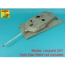 Aber Models 120 mm L/55 Barrel for German Tank Leopard 2A7V 1:16 (16 L-34)