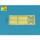 Aber Models Feifel air cleaners tubes for early Tiger I, Ausf.E 1:35 (35 A127)