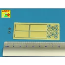 Aber Models Feifel air cleaners tubes for early Tiger I, Ausf.E 1:35 (35 A127)