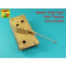 Aber Models German 88mm KwK 43/3 L/71 Tiger B Serien-Turm,Late Barrel 1:35 (35 L-008N)