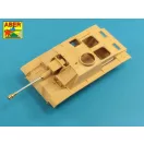 Aber Models German StuK.40 L/48 7,5 cm Barrel with middle muzzle brake for Stug.III, Ausf G middle 1:35 (35 L-059N)