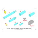 Aber Models 120 mm L/44 Barrel for German Tank Leopard 2A4/A5 (Universal) 1:35 (35 L-129)