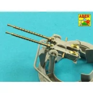   Aber Models Two barrels to Browning ANM2 with flash hiders 1:35 (35 L-162)