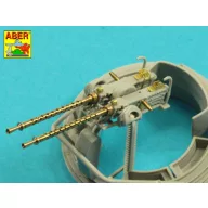   Aber Models Two barrels to Browning ANM2 with flash hiders 1:35 (35 L-162)