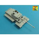 Aber Models 7,5cm/5,5cm Pak 41 L/57 gun barrel with muzzle brake for German Tank Pz.Kpfw. VI Ausf. C (VK36.01) 1:35 (35 L-252)