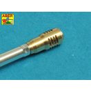 Aber Models 7,5cm/5,5cm Pak 41 L/57 gun barrel with muzzle brake for German Tank Pz.Kpfw. VI Ausf. C (VK36.01) 1:35 (35 L-252)