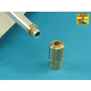 Aber Models 150mm Barrel with muzzle brake for German E-100 Heavy Tank Krupp Turret 1:35 (35 L-261)