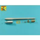 Aber Models 170mm A/T gun barrel for German Jagdpanzer E-100 (Trumpeter) 1:35 (35 L-267)