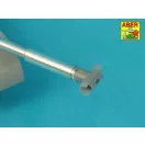 Aber Models 90 mm M-36 tank barrel T-shaped Muzzle Brake without mantlet cover for U.S. M47 and M48A3 Patton 1:35 (35 L-286)