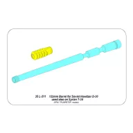   Aber Models 122mm Barrel for Soviet Howitzer D-30 used also on Syrian T-34 1:35 (35 L-311)