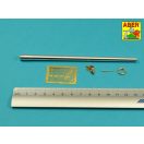 Aber Models Armament for Russian Main Battle Tank T-14 ARMATA barrel for 125 mm 2A82-1M cannon &barrel for 12,7 mm Kord AA MG 1:35 (35 L-314)