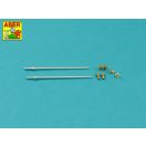 Aber Models Set of barrels for BMPT Object 199 “Ramka” &Terminator 2 x 2A45 mm, 2 x AGS-17 30 mm 1:35 (35 L-317)