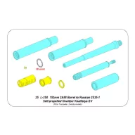   Aber Models 152mm 2A88 barrel to Russian 2S35-1 SPH MSTA-S Koalitsiya-SV 1:35 (35 L-350)