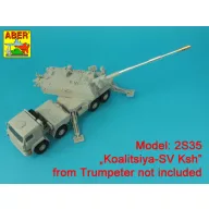   Aber Models 152mm 2A88 barrel to Russian 2S35-1 SPH MSTA-S Koalitsiya-SV 1:35 (35 L-350)