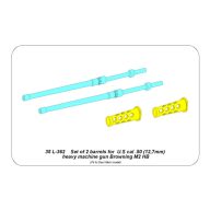   Aber Models Set of 2 barrels for  U.S cal .50 Browning M2 HB 1:35 (35 L-362)