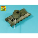 Aber Models Russian 85 mm ZiS-S-53 L/51 barrel for T-34/85 model 43/44 1:48 (48 L-39)