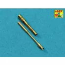 Aber Models Set of 2 barrels for German 13mm aircraft machine guns MG 131 (late type) 1:32 (A32 021)