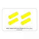 Aber Models WEIGHT FOR PLASTIC MODELS 25 x 9 mm x 4 pcs. (MW-09)