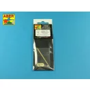 Aber Models German 2m aerials with rings x 3 (R-42)