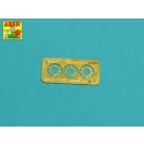 Aber Models Set of 2 NATO antennas with mount bases (R-44)