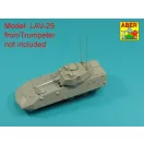 Aber Models Set of 2 NATO antennas with mount bases (R-44)