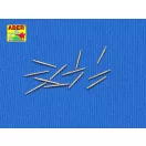 Aber Models 12 pcs 127 mm short barrels for Japan ships 1:350 (RE-350 L03)