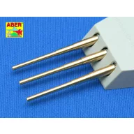   Aber Models Set of 9 pcs 406 mm long barrels North Carolina 1:350 (RE-350 L05)
